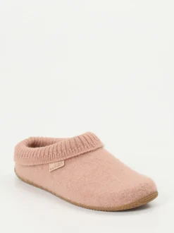 Living Kitzbühel – Hüttenschuhe aus Wollfilz Altrosa