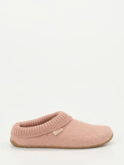 Living Kitzbühel – Hüttenschuhe aus Wollfilz Altrosa