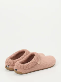 Living Kitzbühel – Hüttenschuhe aus Wollfilz Altrosa