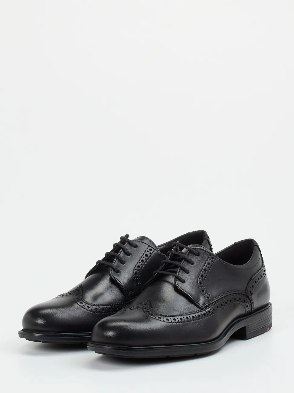 Lloyd – Brogue-Schnürschuh aus Kalbleder Schwarz