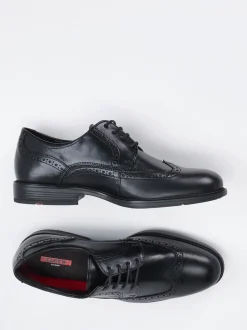 Lloyd – Brogue-Schnürschuh aus Kalbleder Schwarz
