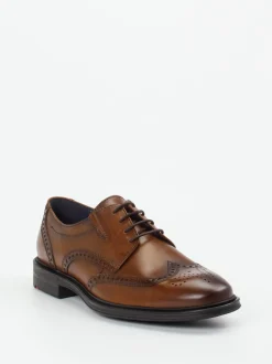 Lloyd – Brogue-Schnürschuh aus Kalbleder Cognac
