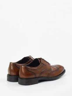 Lloyd – Brogue-Schnürschuh aus Kalbleder Cognac