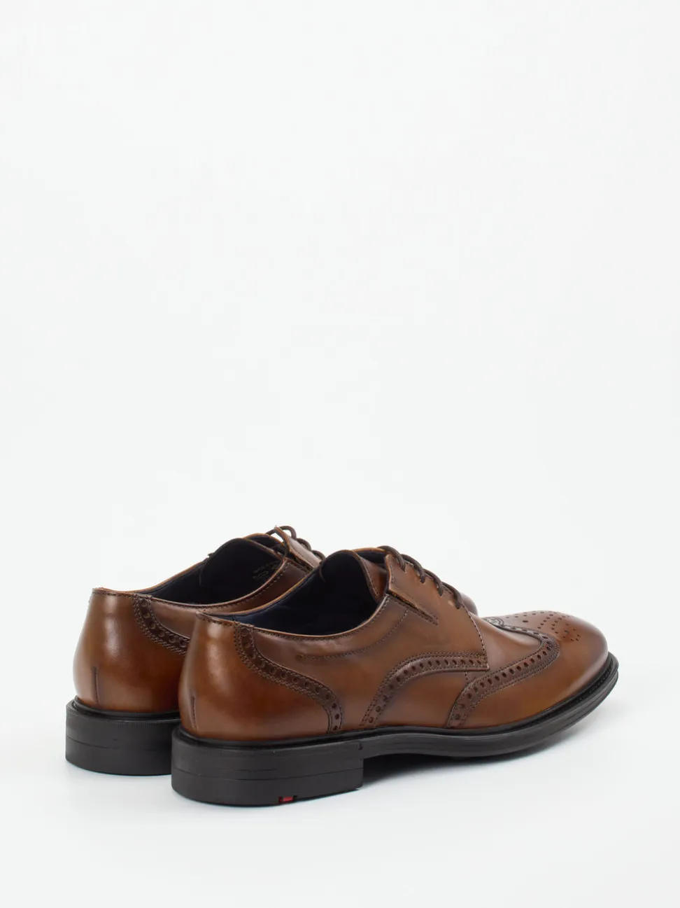 Lloyd – Brogue-Schnürschuh aus Kalbleder Cognac