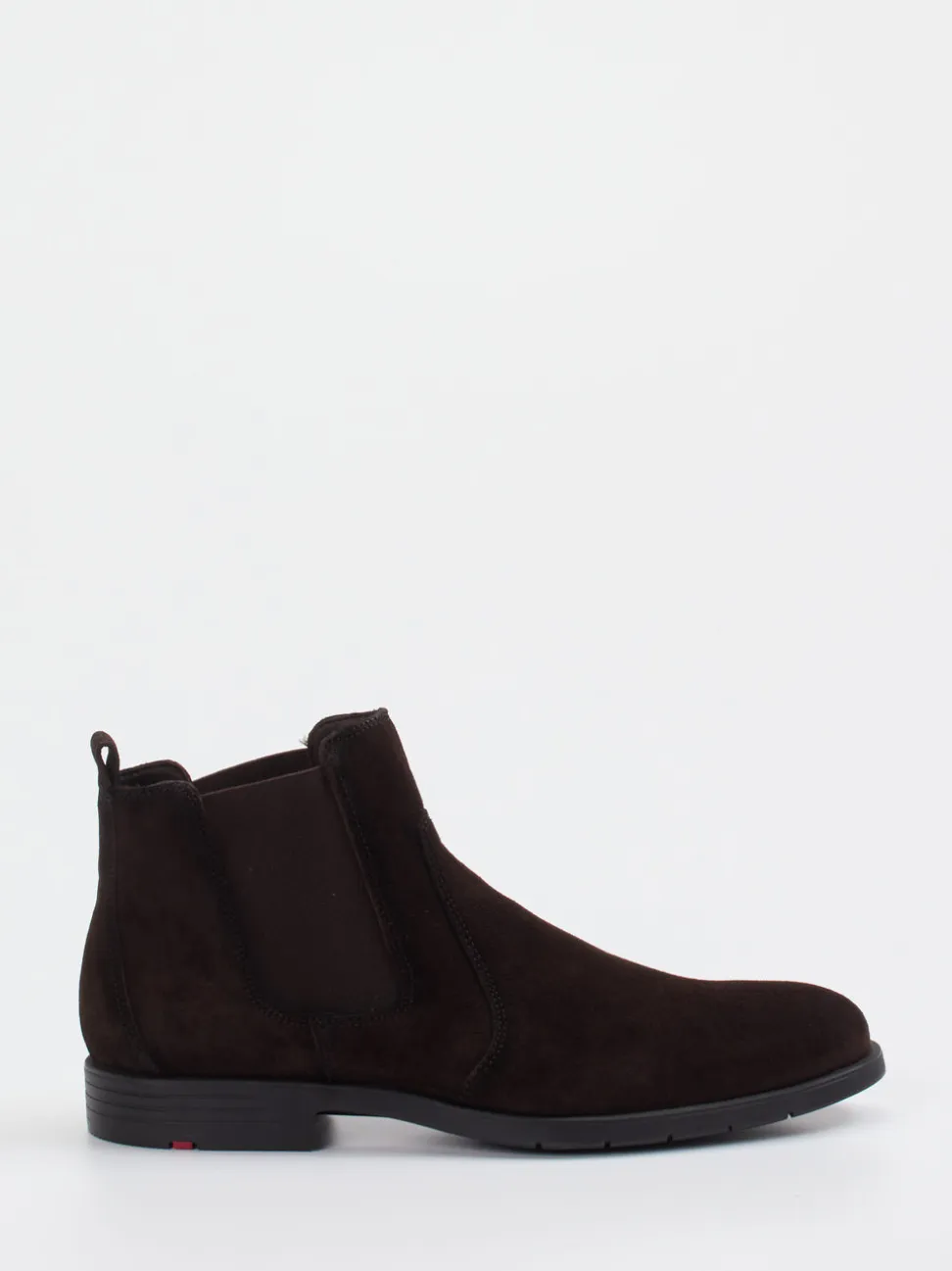 Lloyd – Chelsea Boots aus Veloursleder dunkelbraun