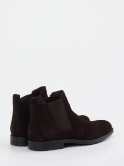 Lloyd – Chelsea Boots aus Veloursleder dunkelbraun