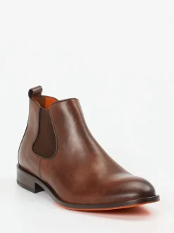 Lloyd – Chelsea Boots aus Kalbleder mittelbraun