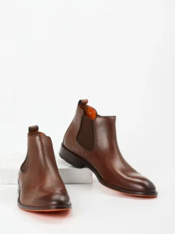 Lloyd – Chelsea Boots aus Kalbleder mittelbraun