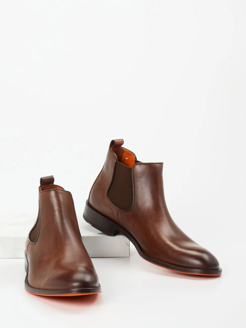 Lloyd – Chelsea Boots aus Kalbleder mittelbraun