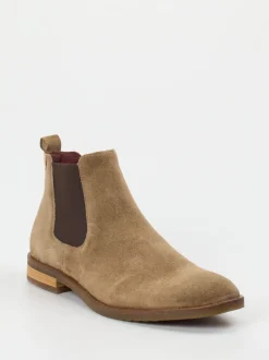 Lloyd – Chelsea Boots aus Veloursleder sandbraun