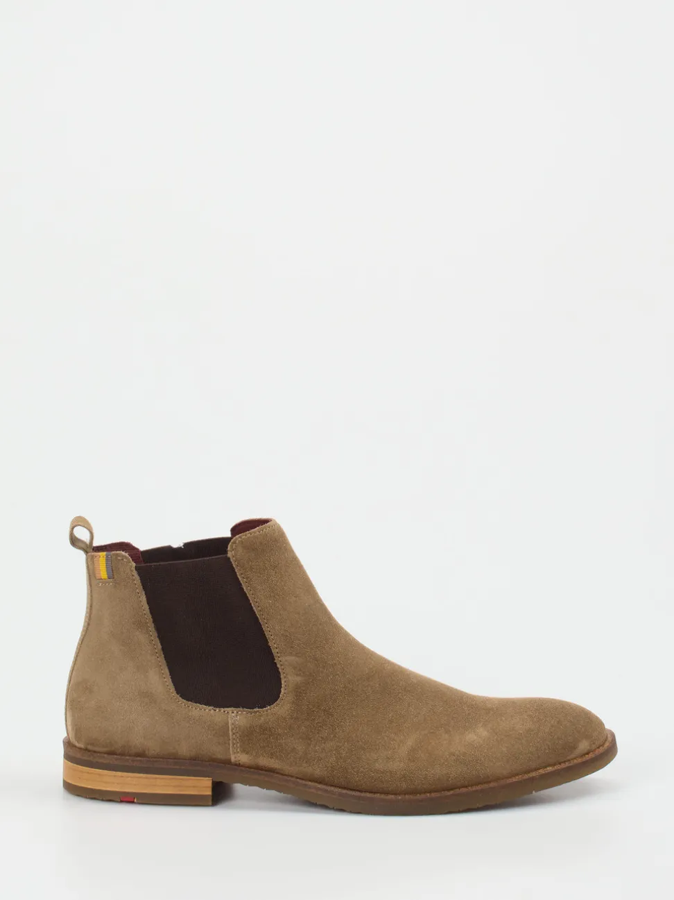 Lloyd – Chelsea Boots aus Veloursleder sandbraun