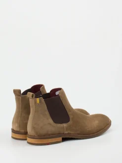 Lloyd – Chelsea Boots aus Veloursleder sandbraun