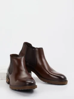 Lloyd – Chelsea Boots aus Kalbleder Dunkelbraun