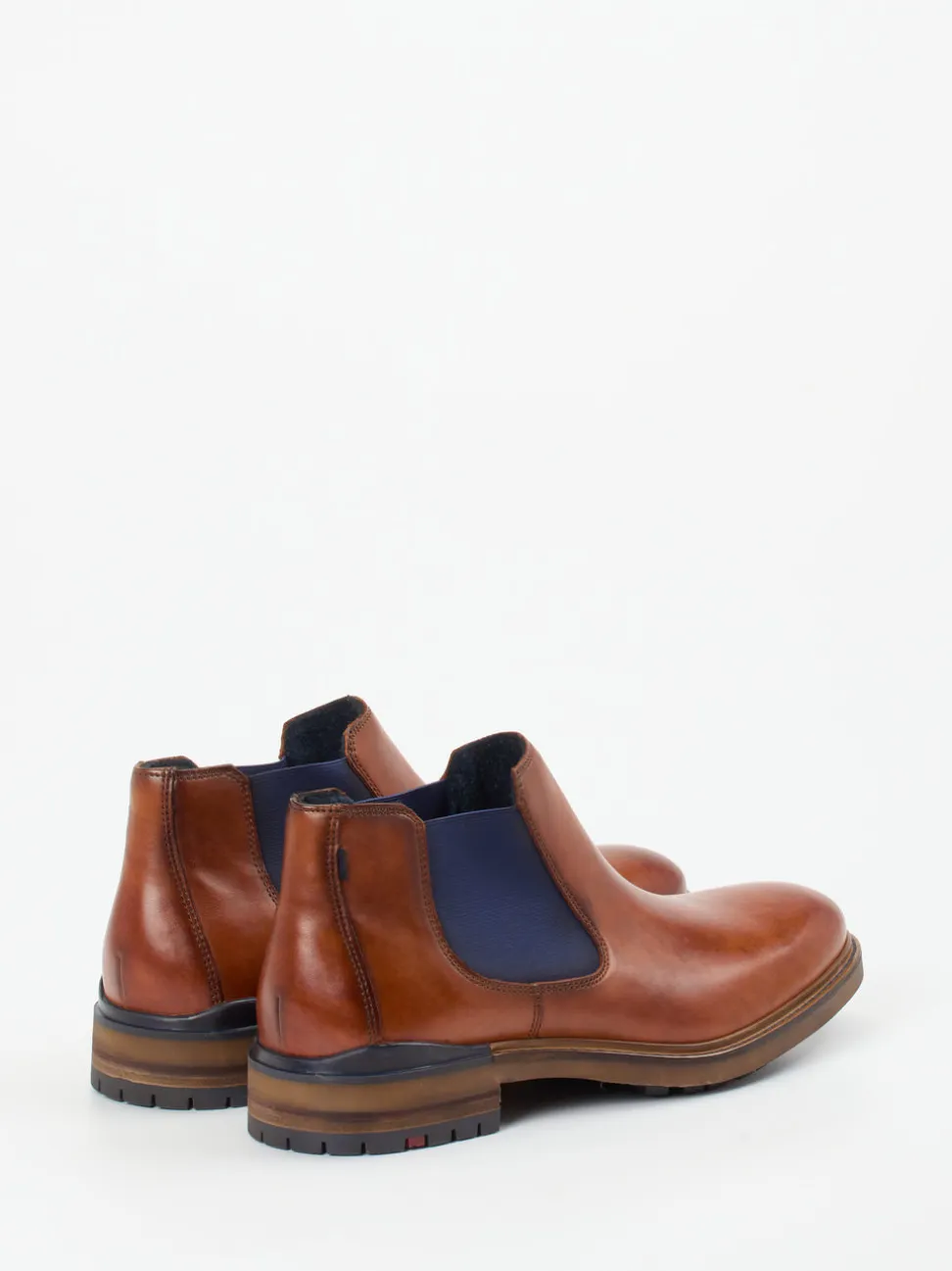 Lloyd – Chelsea Boots aus Kalbleder cognacbraun