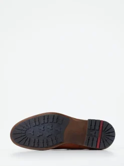 Lloyd – Chelsea Boots aus Kalbleder cognacbraun
