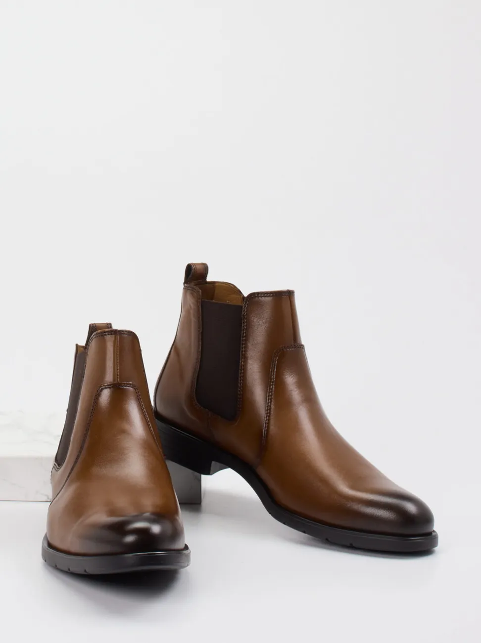 Lloyd – Chelsea Boots aus Kalbleder in Braun