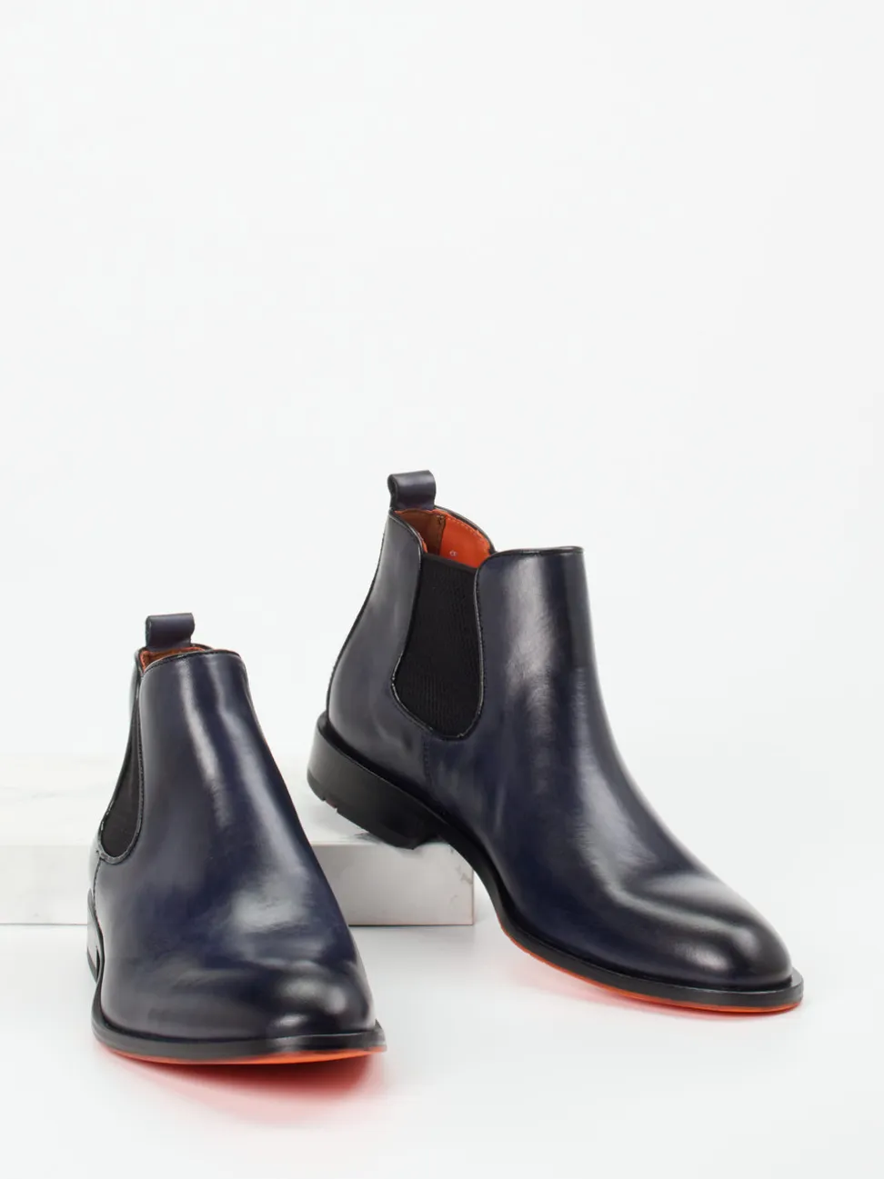 Lloyd – Chelsea Boots aus Kalbleder in Tiefblau