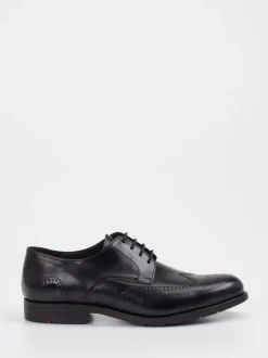Lloyd – Derby Brogues aus Kalbleder schwarz