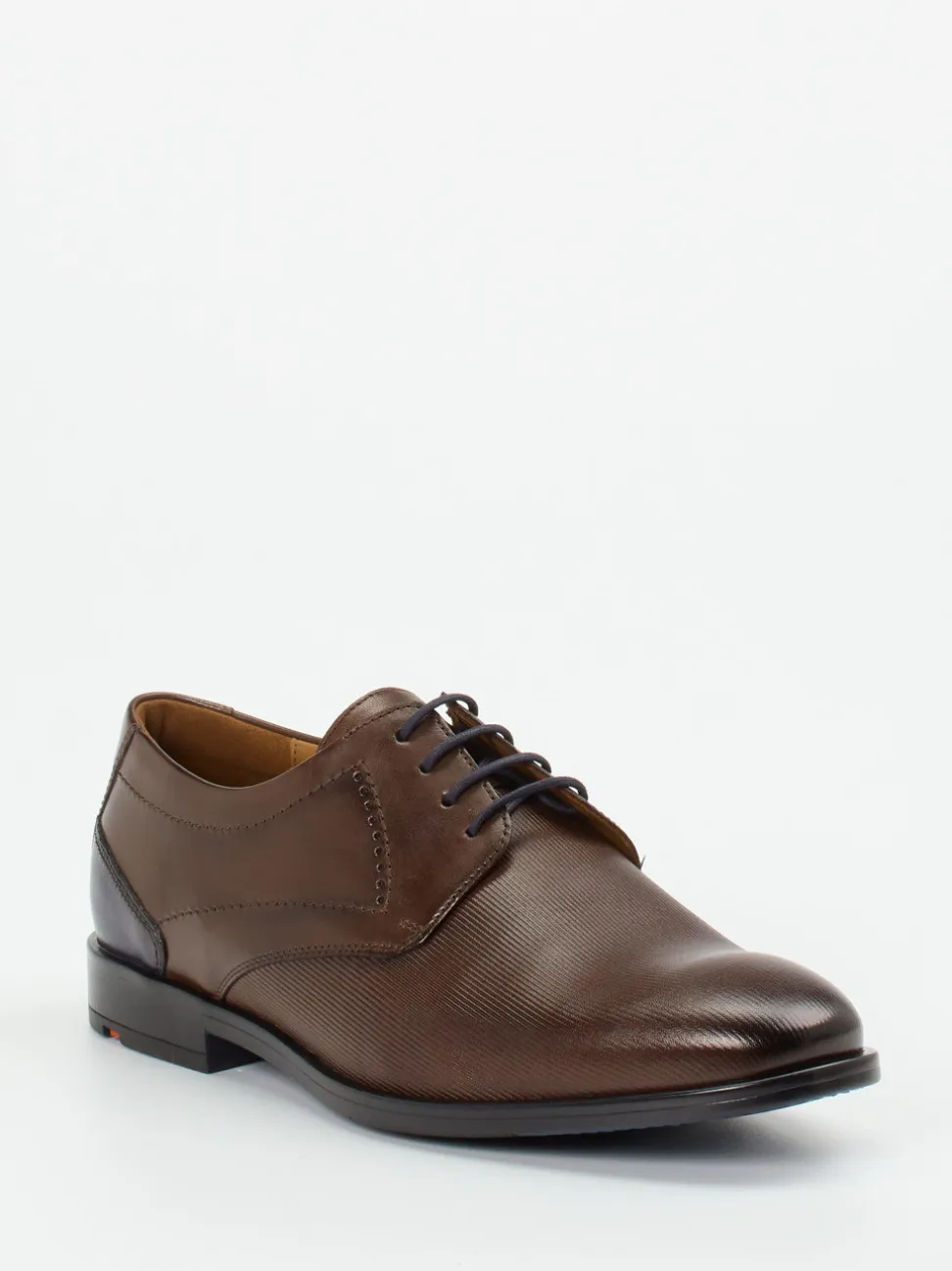 Lloyd – Derby-Schnürschuh aus geprägtem Leder braun
