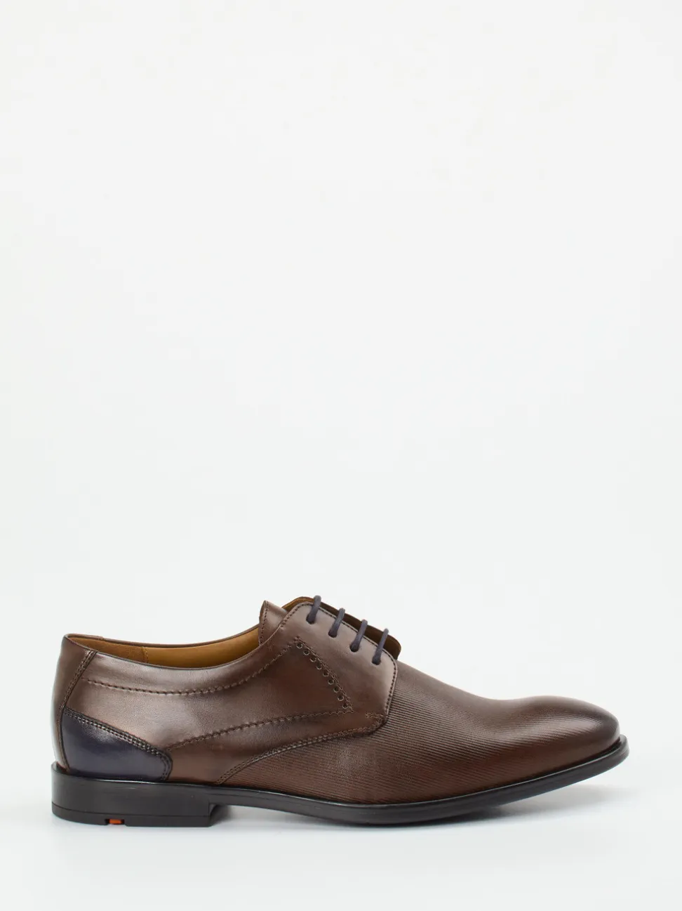 Lloyd – Derby-Schnürschuh aus geprägtem Leder braun