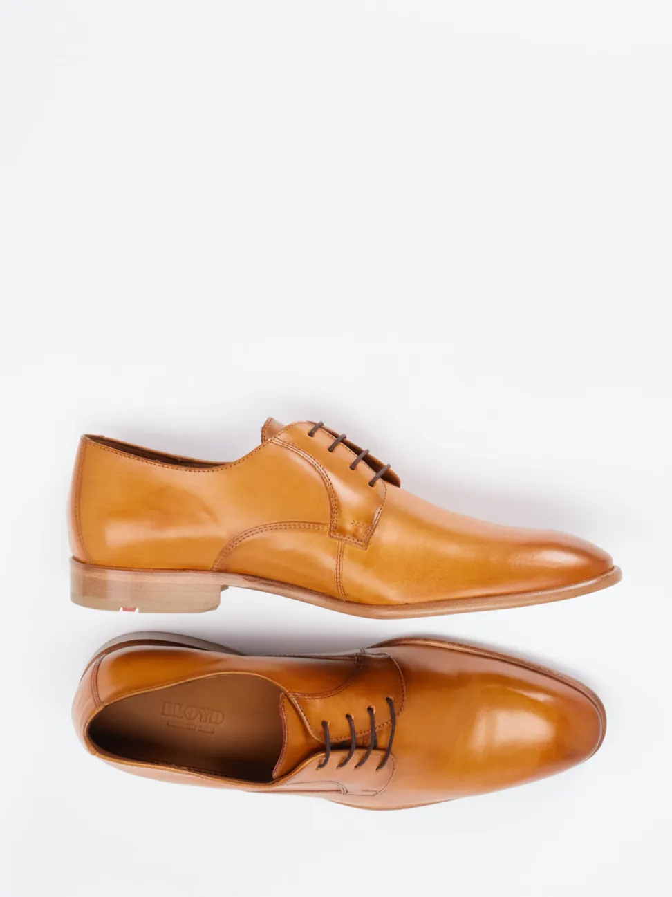 Lloyd – Derby-Schnürschuh aus Kalbleder Cognac