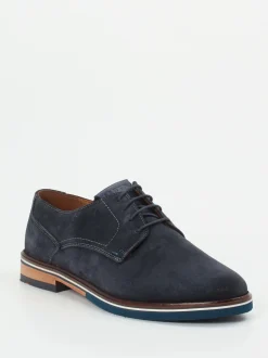 Lloyd – Derby-Schuhe aus Veloursleder Dunkelblau