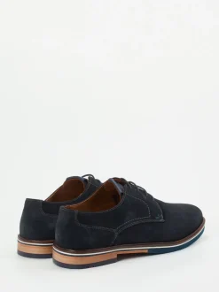 Lloyd – Derby-Schuhe aus Veloursleder Dunkelblau