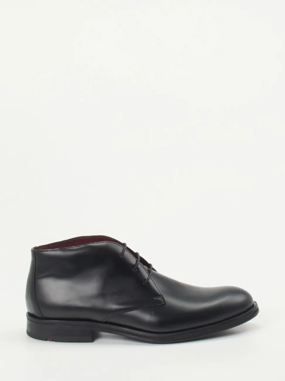 Lloyd – Desert Boots aus Hochglanzleder schwarz