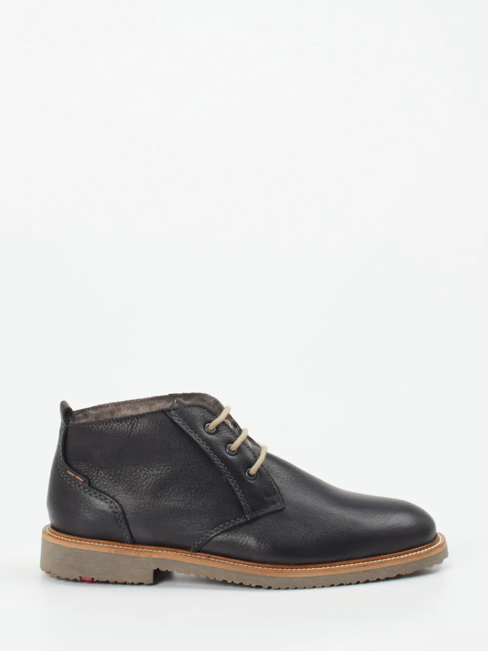 Lloyd – Desert Boots aus Kalbleder Schwarzgrau