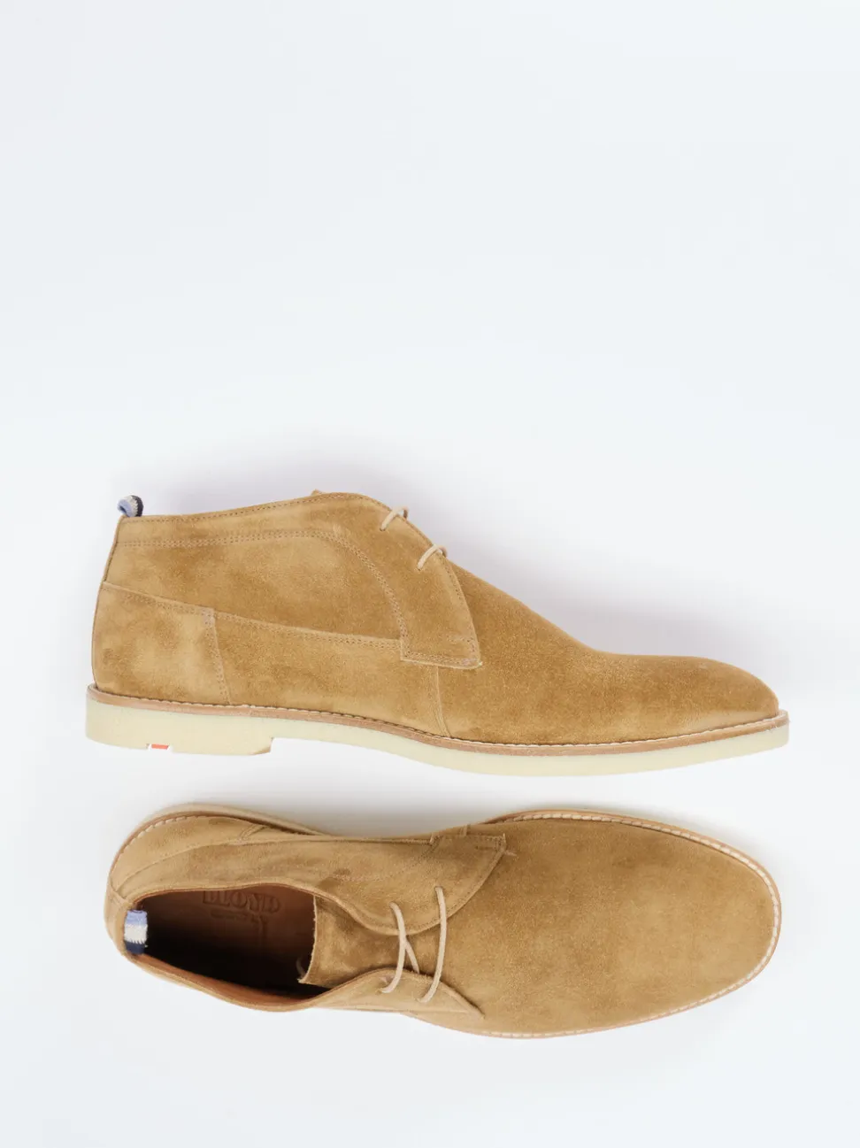 Lloyd – Desert Boots aus Veloursleder cognacbraun