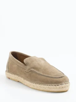 Lloyd – Espadrille-Loafer aus Veloursleder sandbeige