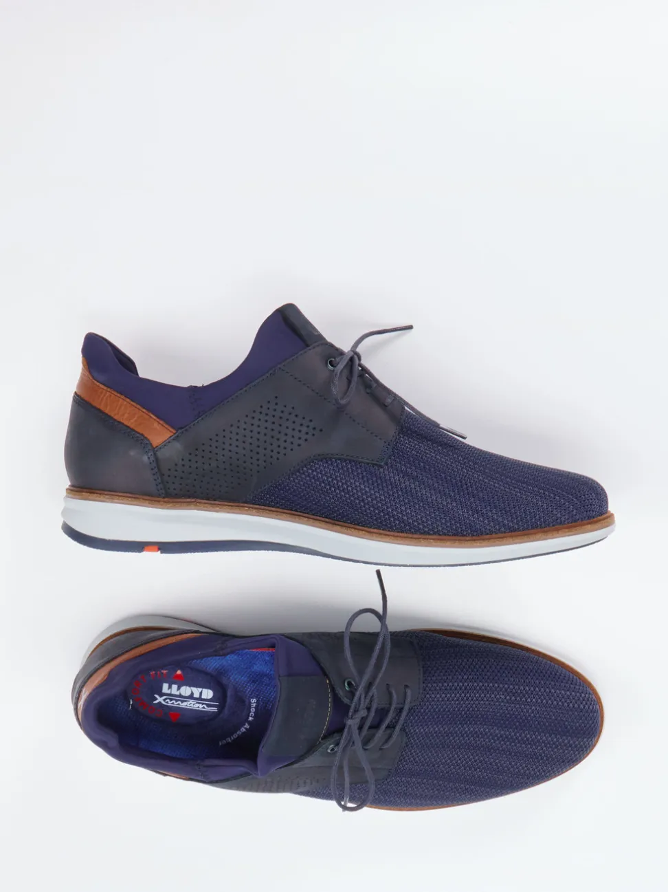 Lloyd – Hybrid-Sneaker aus Textil und Veloursleder