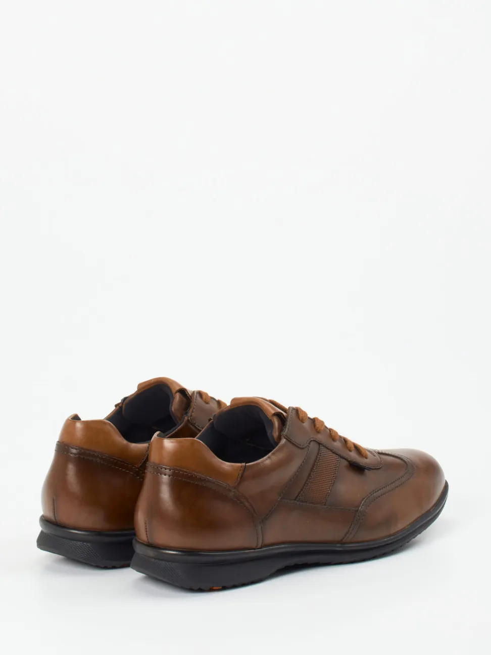 Lloyd – Leder-Sneaker aus Glattleder in Braun