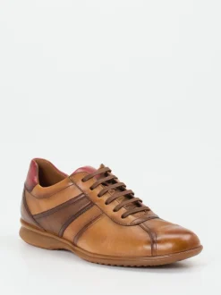 Lloyd – Leder-Sneaker aus Kalbleder Cognacbraun