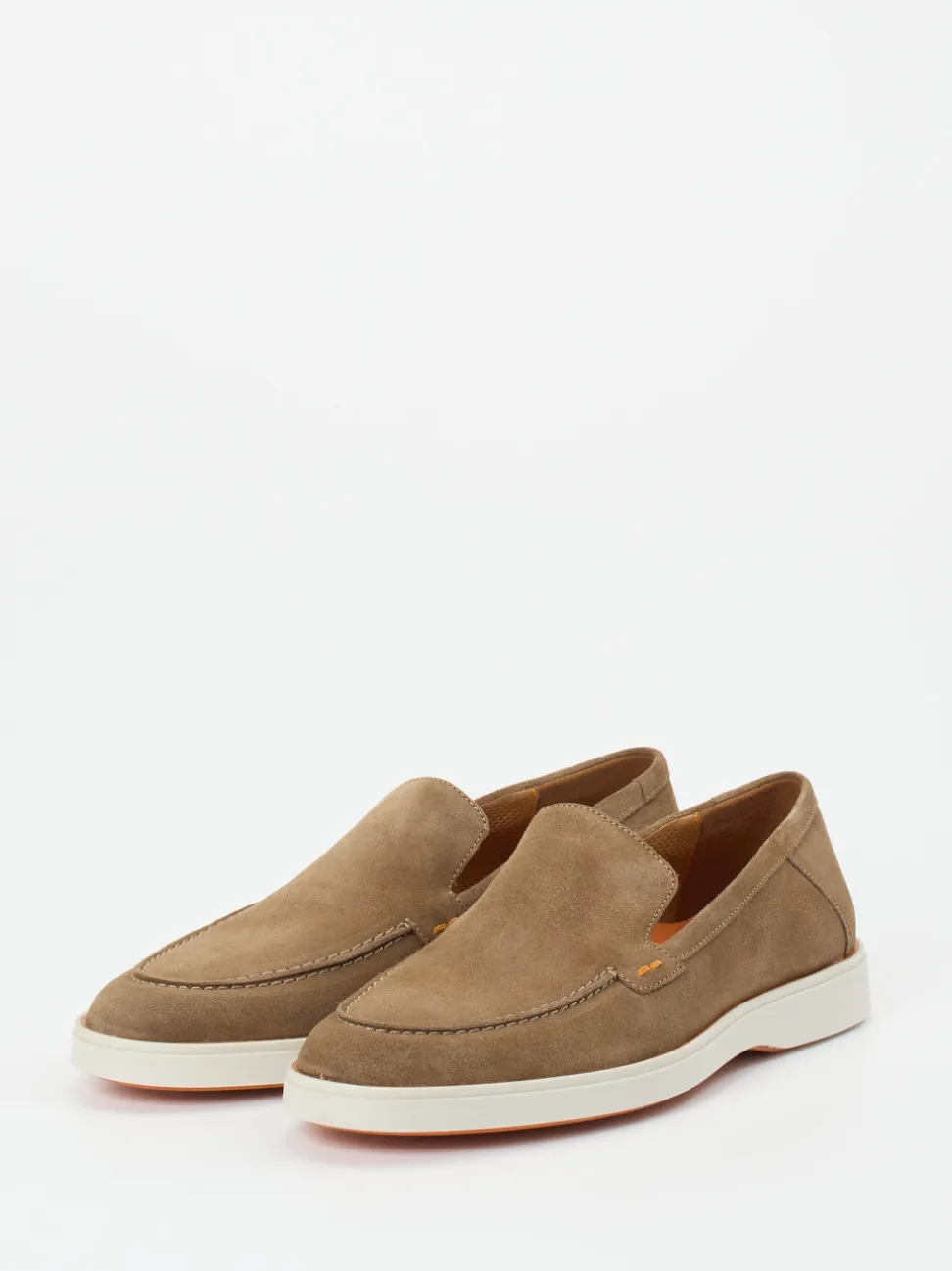 Lloyd – Loafer aus Veloursleder in Sandbeige