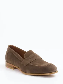 Lloyd – Loafer aus Veloursleder in Braun