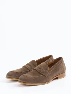 Lloyd – Loafer aus Veloursleder in Braun