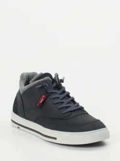 Lloyd – Mid-Top Sneaker aus Leder Dunkelblau