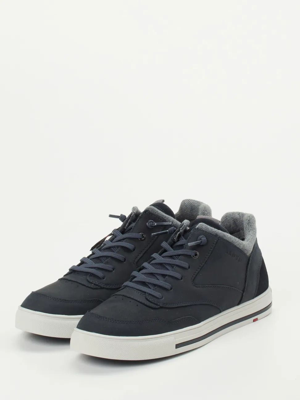 Lloyd – Mid-Top Sneaker aus Leder Dunkelblau