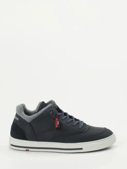 Lloyd – Mid-Top Sneaker aus Leder Dunkelblau