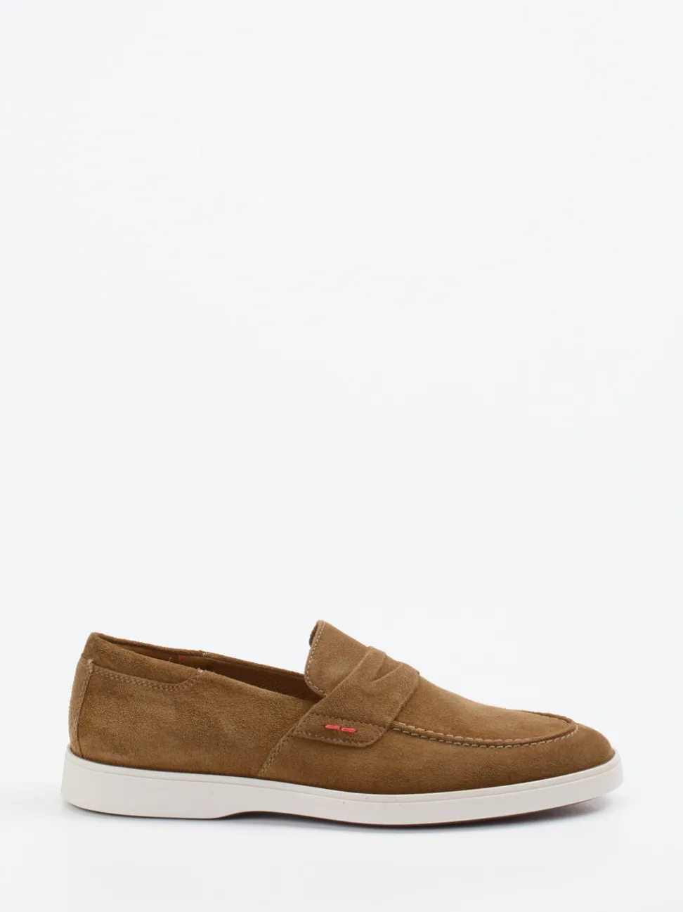 Lloyd – Penny Loafer aus Veloursleder Camelbraun
