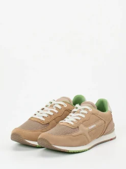 Lloyd – Retro-Sneaker aus Veloursleder Sandbraun
