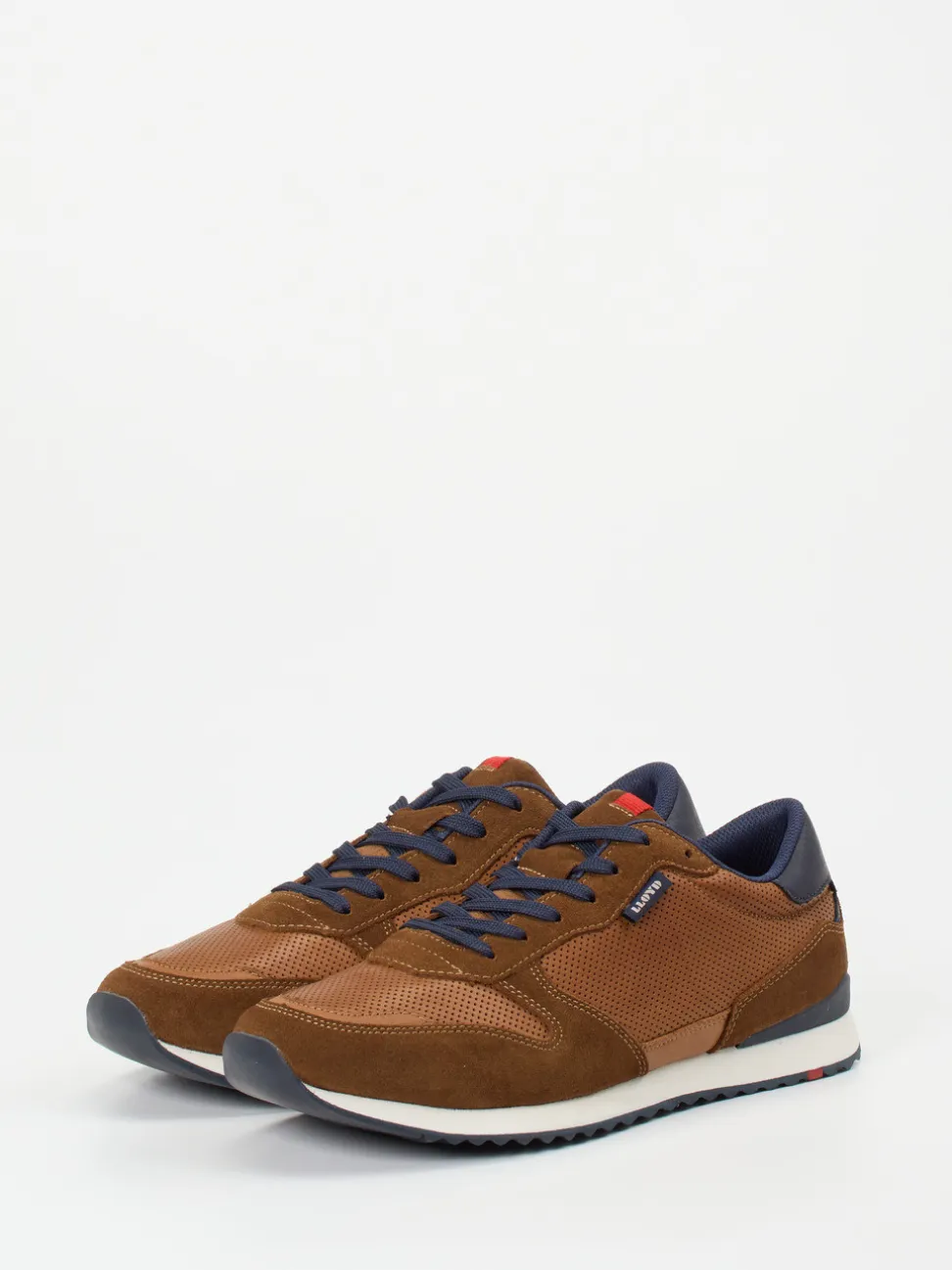 Lloyd – Retro-Sneaker aus Veloursleder braun