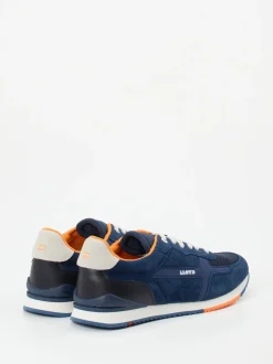 Lloyd – Retro-Sneaker aus Veloursleder Marineblau
