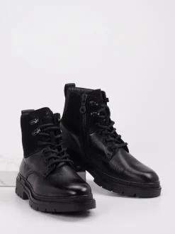 Lloyd – Schnürboots aus Hirschleder schwarz