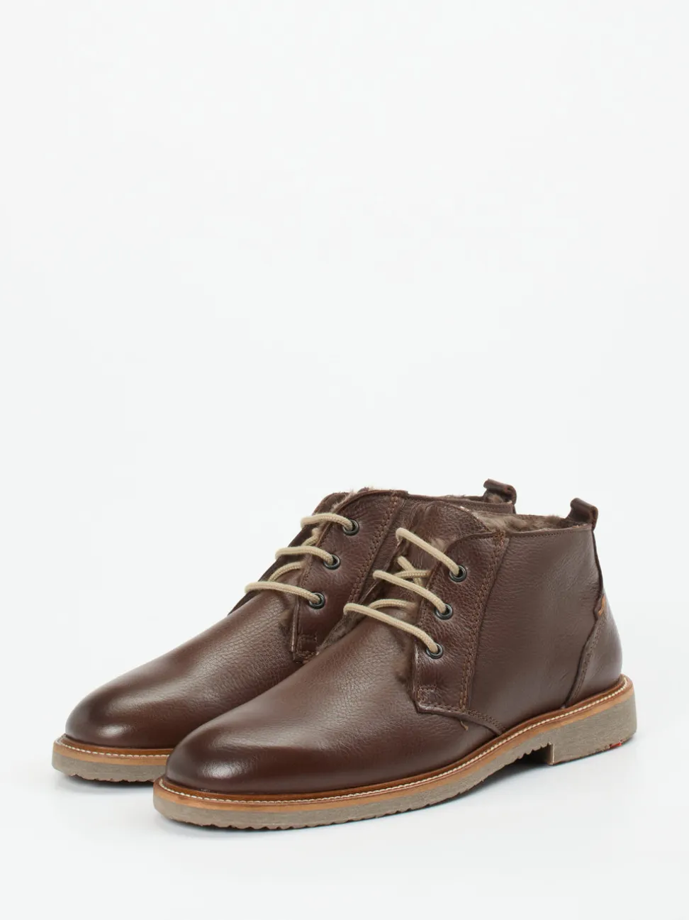 Lloyd – Schnürboots aus Kalbleder mittelbraun