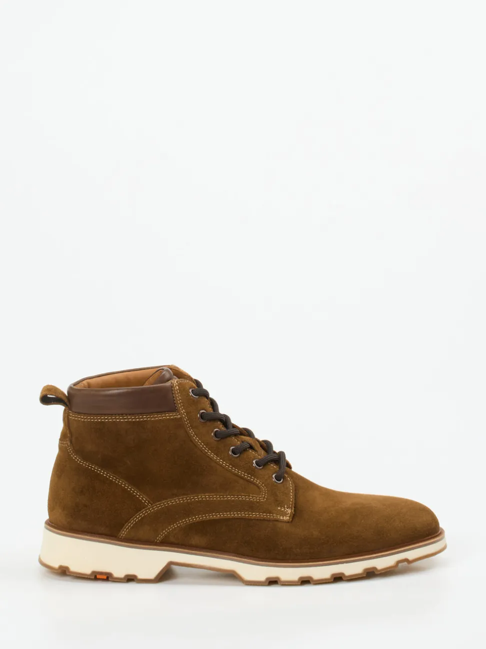 Lloyd – Schnürboots aus Veloursleder cognacbraun
