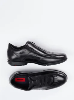 Lloyd – Slip-On Sneaker aus Kalbleder Schwarz