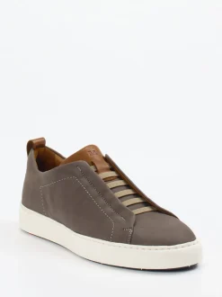 Lloyd – Slip-On Sneaker aus Nubukleder grau