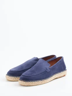 Lloyd – Slipper aus Veloursleder mit Jutesohle